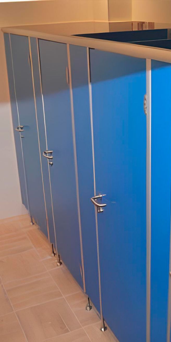 Сантехнические перегородки Бизнес синий