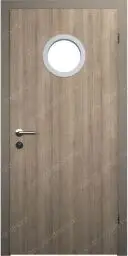 Дверь распашная с иллюминатором Decore 7