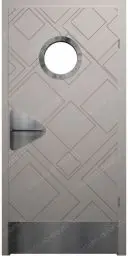 Дверь распашная остекленная дизайнерская (PortDesign 5)