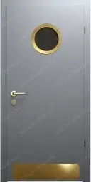 Дверь распашная остекленная дизайнерская (PortDesign 8)