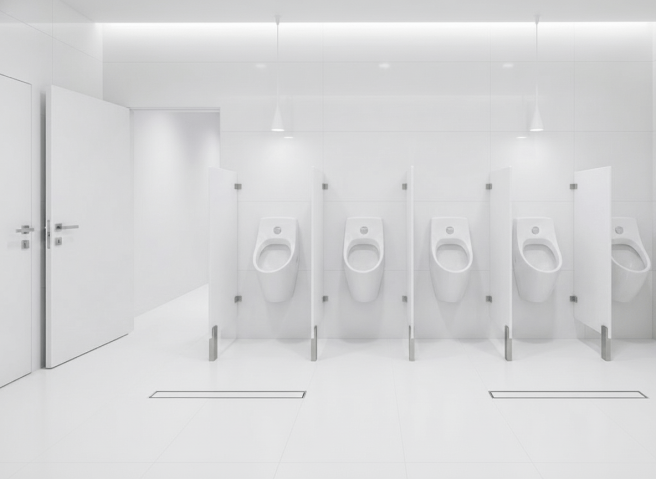 Писсуарные перегородки Эконом Белый