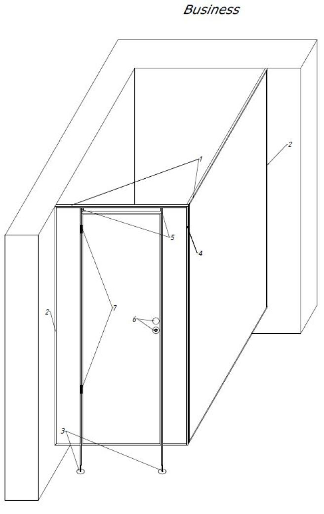 Сантехнические перегородки БИЗНЕС Серый