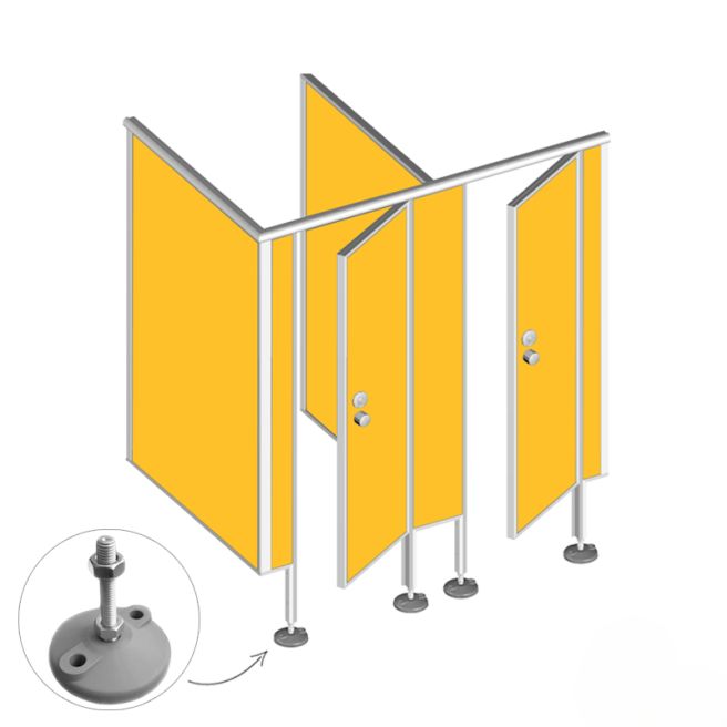 Опора шарнирная для сантехнической кабины